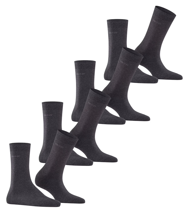 4-Pack Esprit Solid Socks Dam