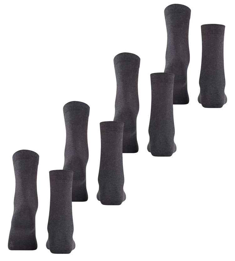 4-Pack Esprit Solid Socks Dam - 3