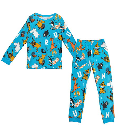 Mumin fart pyjamas blå