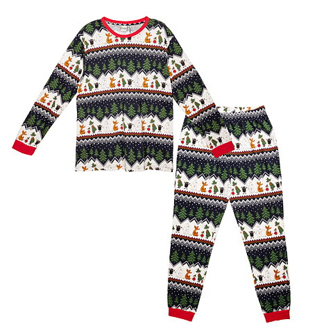 Moomin striped pajamas men blue