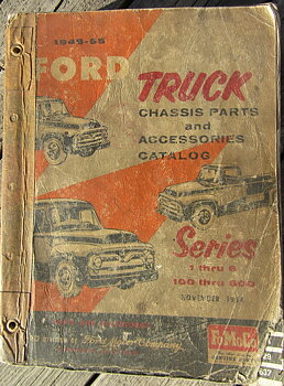 1948 - 1955 Ford Truck Chassis Parts and Accessories Catalog nov-54