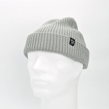 appertiff - Recycled Knuckle Beanie Light Grey