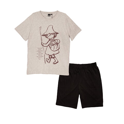Snuff-rich short pajamas Gray