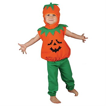 Halloweendräkt pumpa, barn