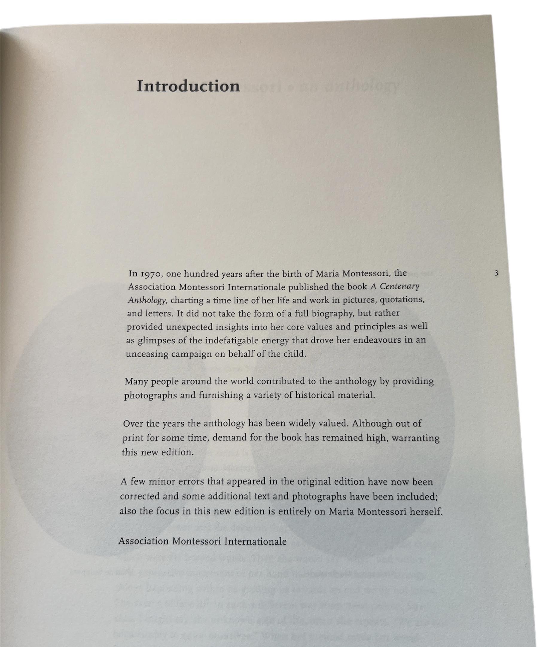 Maria Montessori - An Anthology - 2