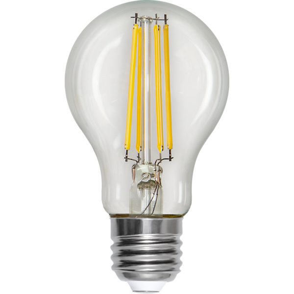 STAR TRADING LED-LAMPA E27 A60 SENSOR CLEAR, 7W (60W) 2700K, Skymningssensor - 3