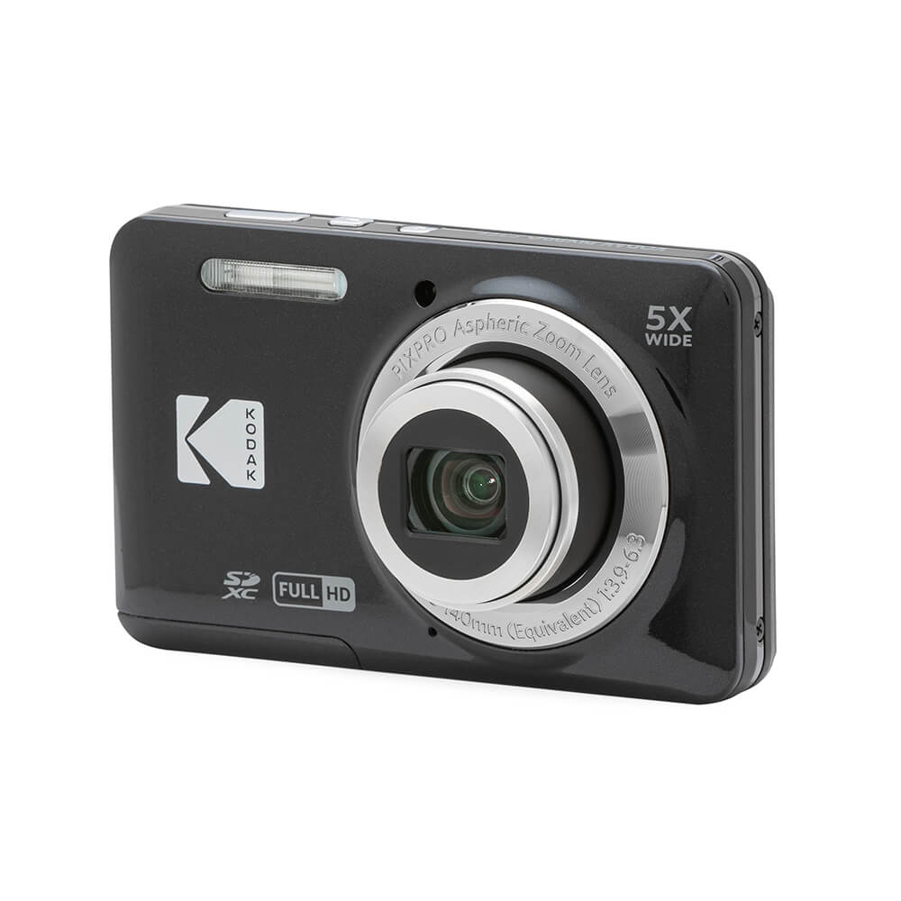 Kodak Pixpro FZ55 svart + väska Fraktfritt