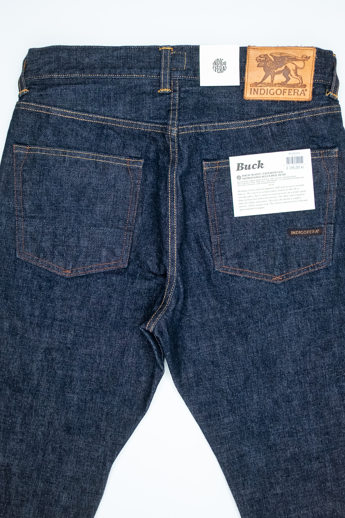 Indigofera - Buck Shiroyama Jeans Rinsed 18oz - 10