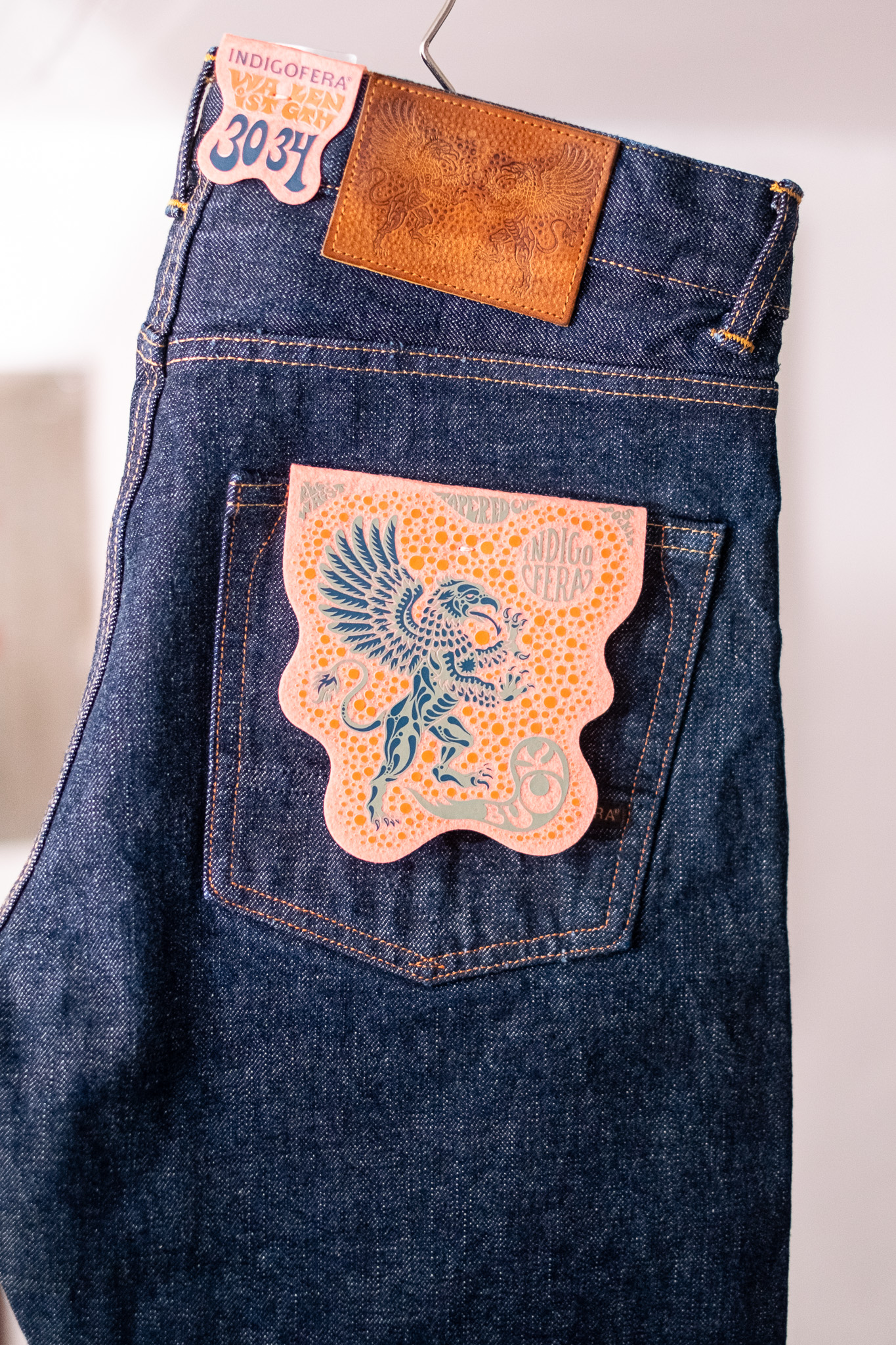 Indigofera - Buck Shiroyama Jeans Rinsed 18oz - 12