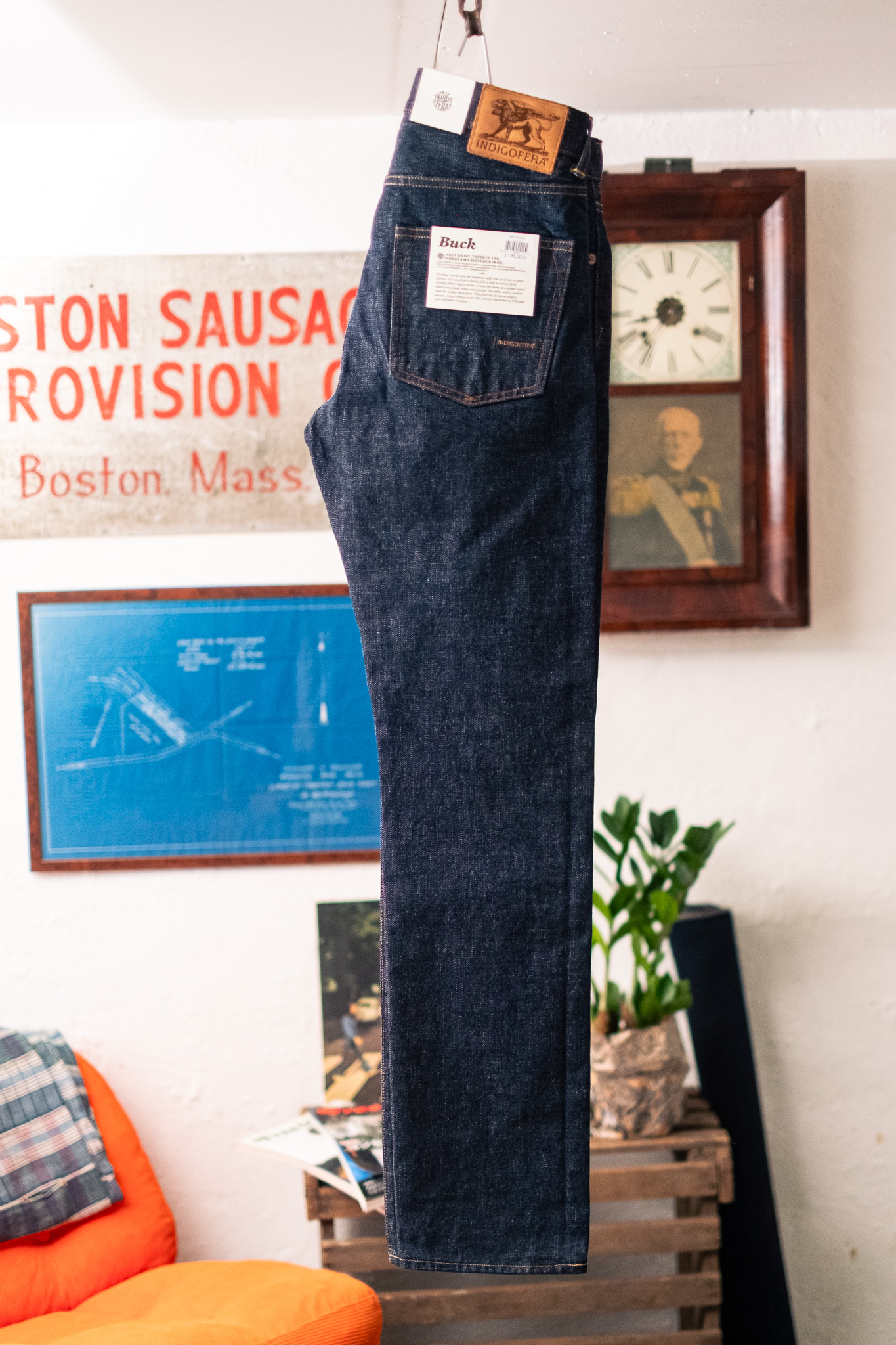 Indigofera - Buck Shiroyama Jeans Rinsed 18oz - 2