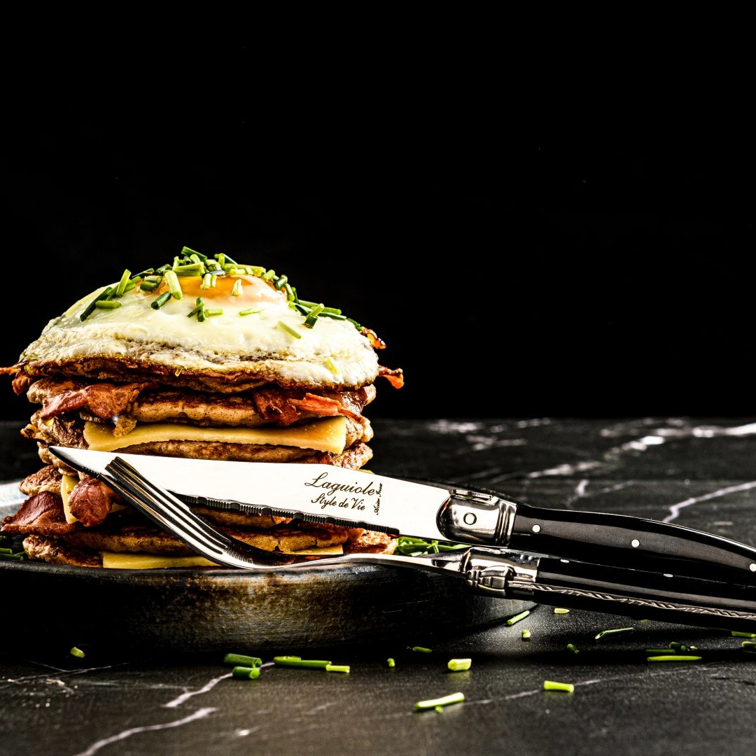 Laguiole Grillknivar Svart 6 Stycken - 5