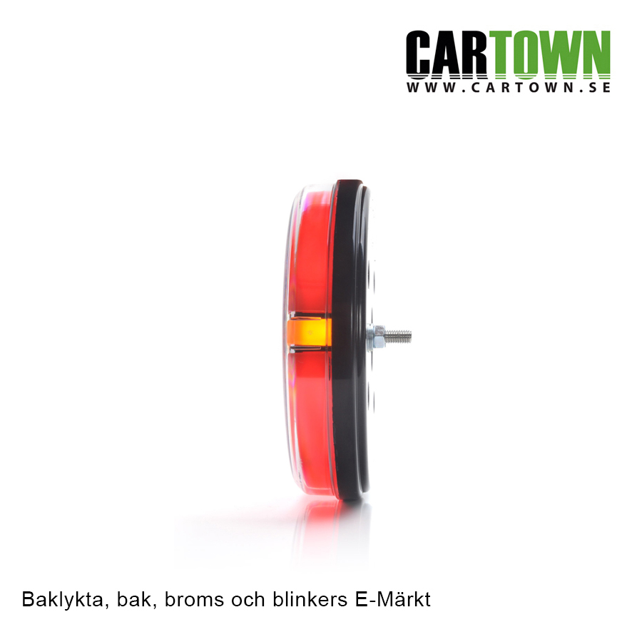Baklykta 5-funktioner Slim LED 12-24V - 2