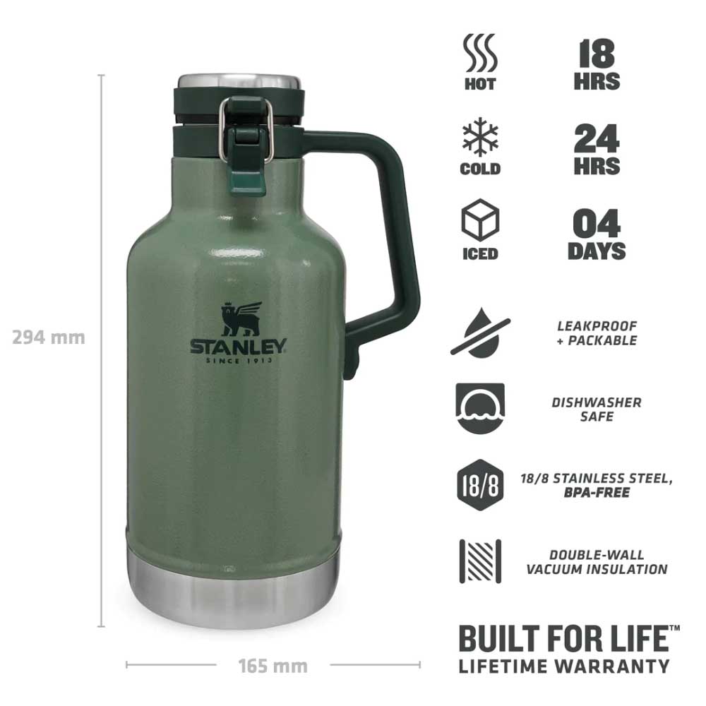 Stanley - Thermos Growler - Hammertone green - 1,9l - 3