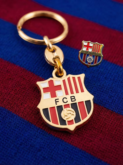 FC Barcelona Nyckelring med Pin