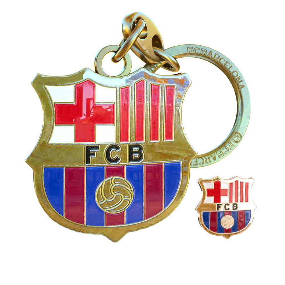 FC Barcelona Nyckelring med Pin - 2