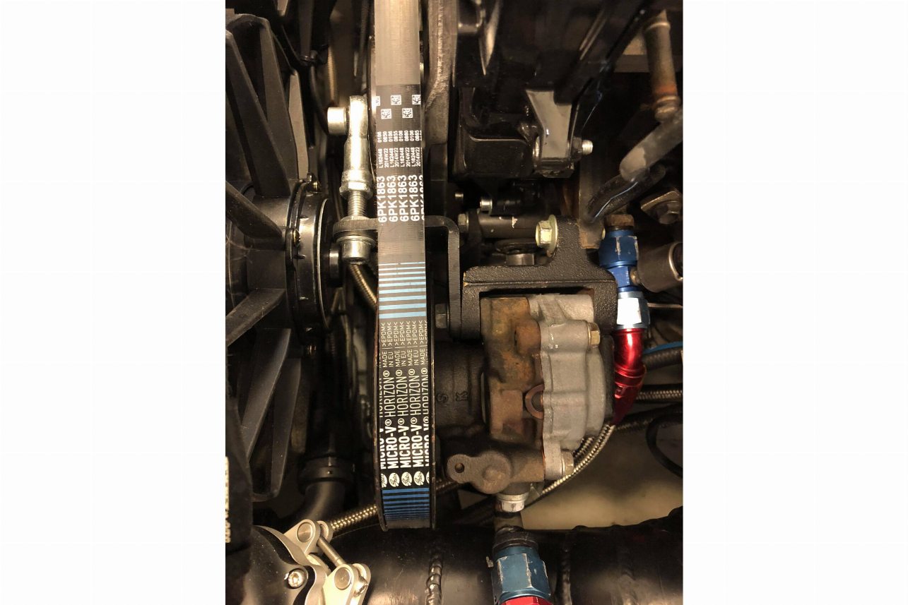 Servofäste med stabilisering av remspännare till Toyota 1JZ / 2JZ - 4