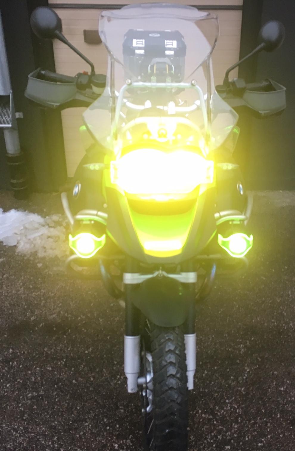 MC SAFE glas till R1200GS & GSA till BMW snabbfäste