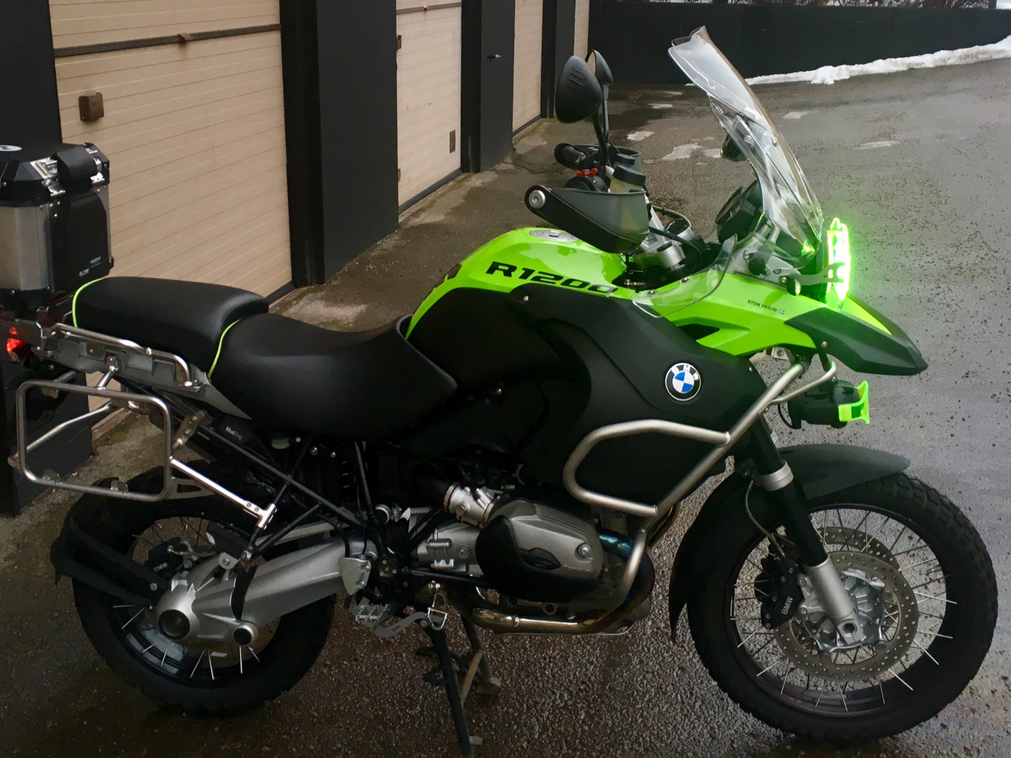 MC SAFE glas till R1200GS & GSA till BMW snabbfäste - 3