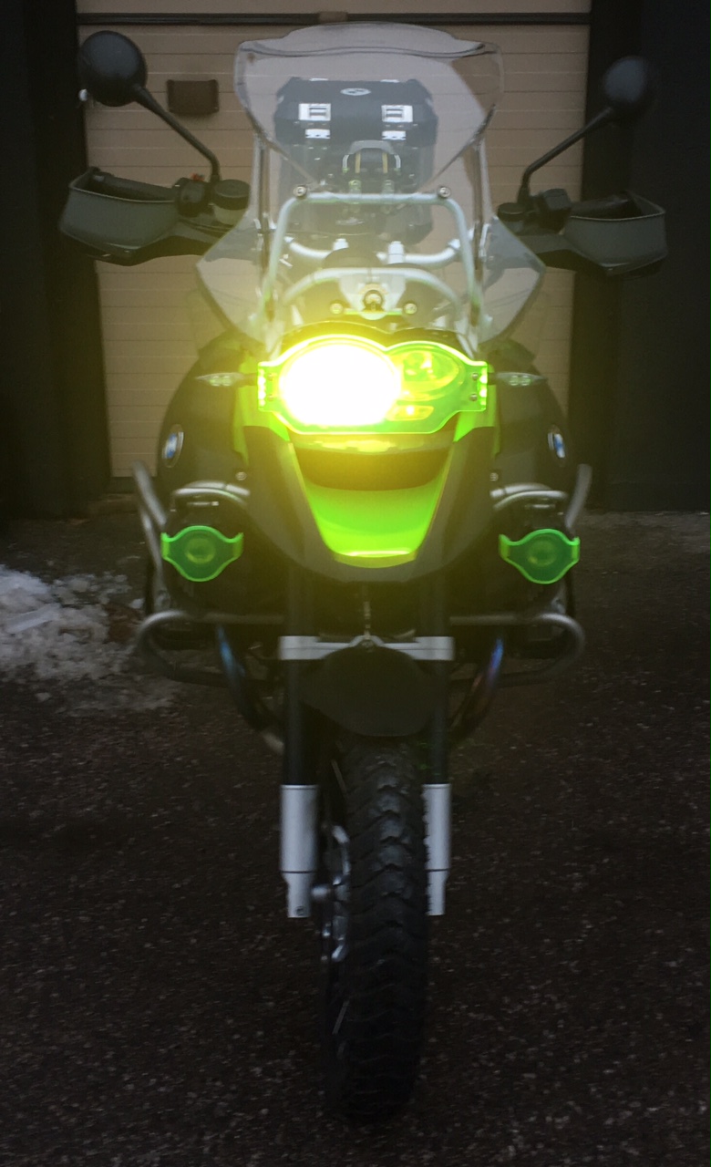 MC SAFE glas till R1200GS & GSA till BMW snabbfäste - 2