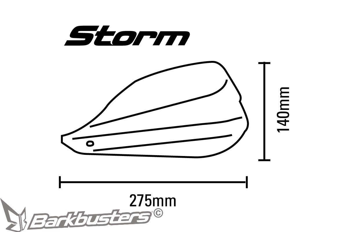 Barkbuster Storm handskydd - 6