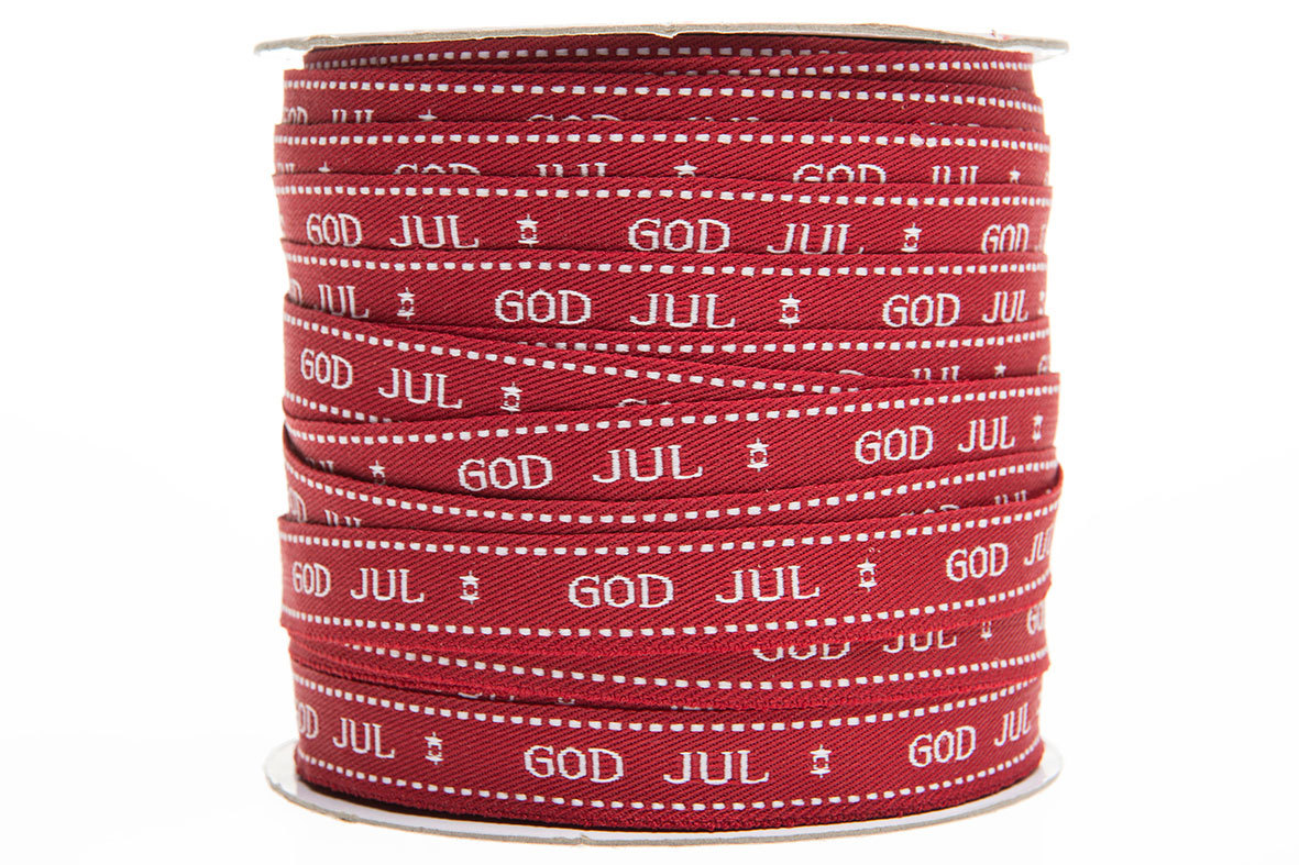 Band God Jul Röd