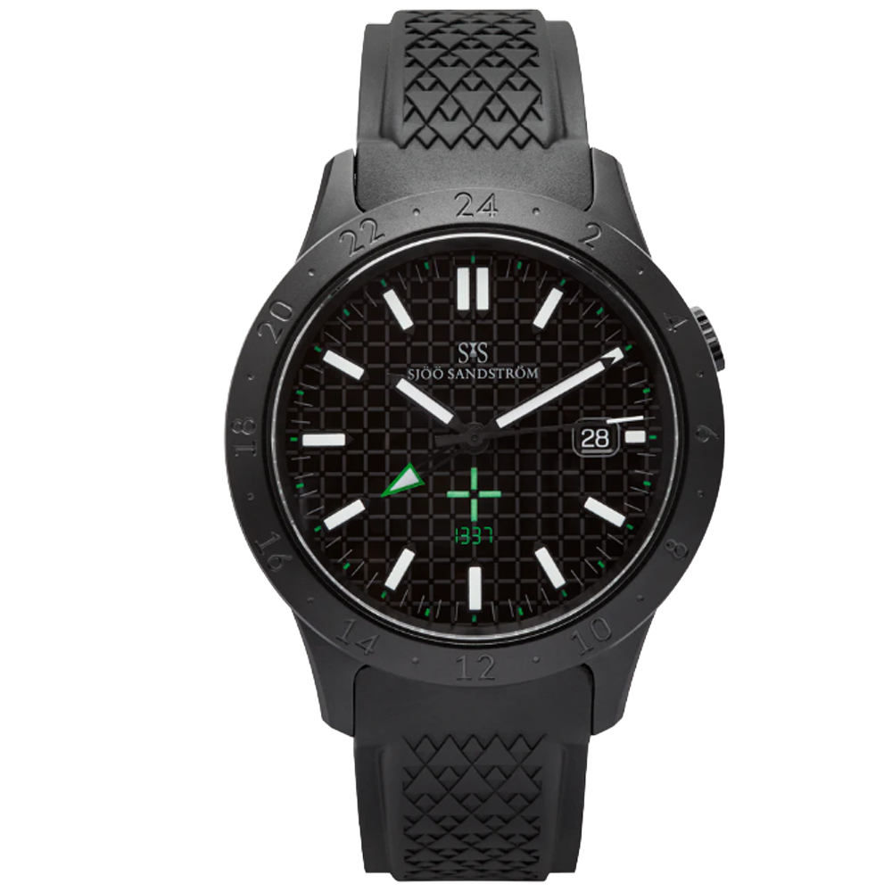 020753 Sjöö Sandström Royal Steel Worldtimer LEET 41