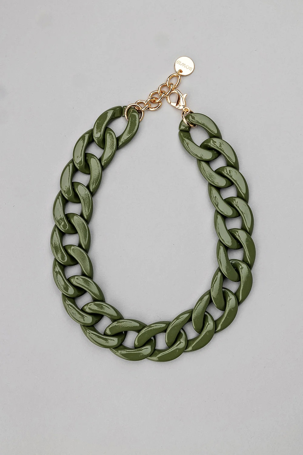Bow 19 - Big Chain Necklace Army