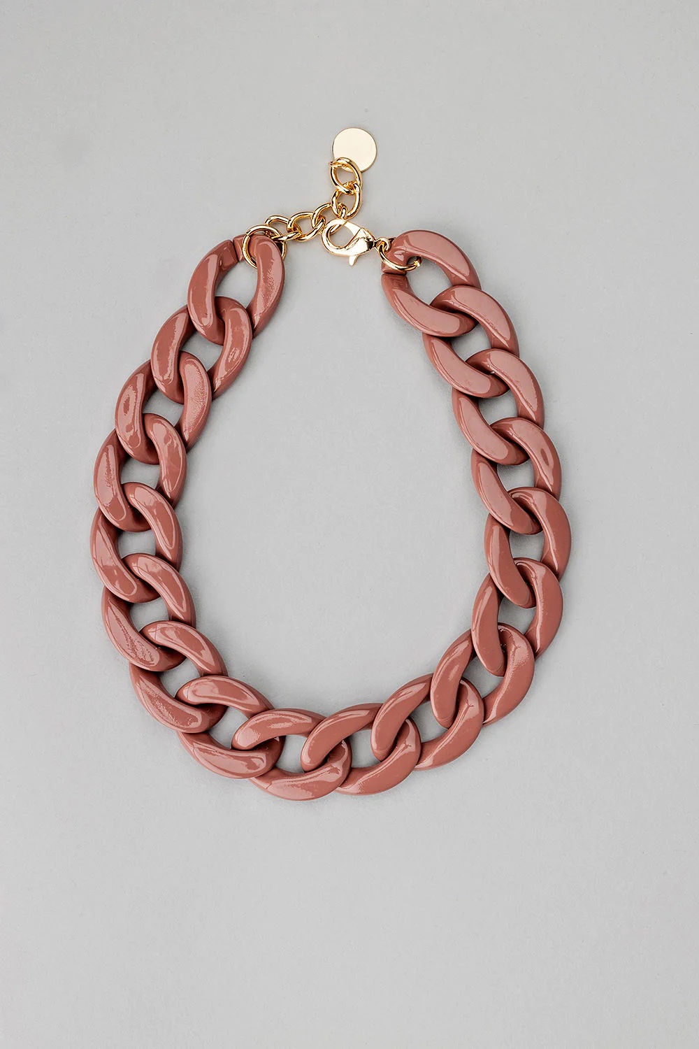 Bow 19 - Big Chain Necklace Taup