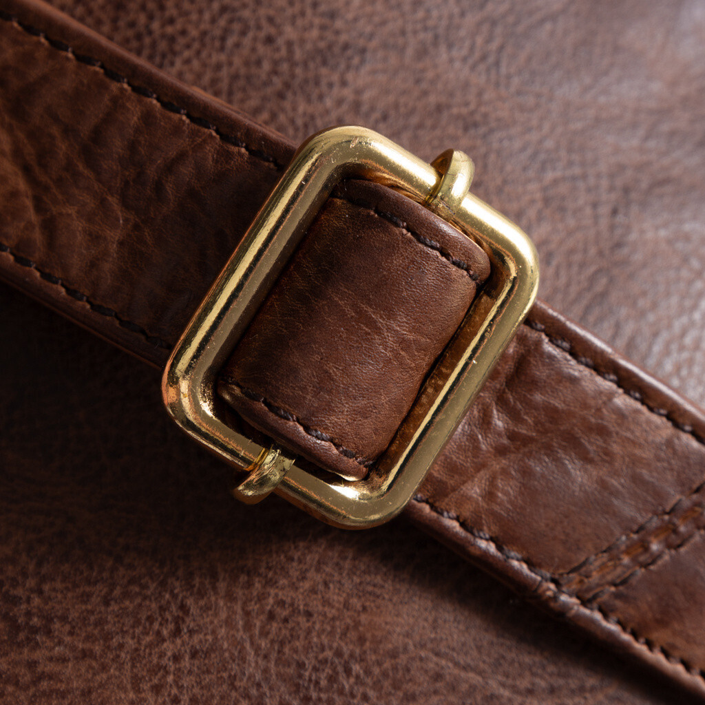 Mobil bag - brandy/gold - 3