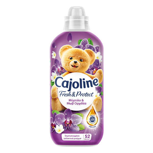 cajoline intese care 52 wash, Concentrated fabric softener, 1096ml, Blueberry &amp; purple orchid, purple