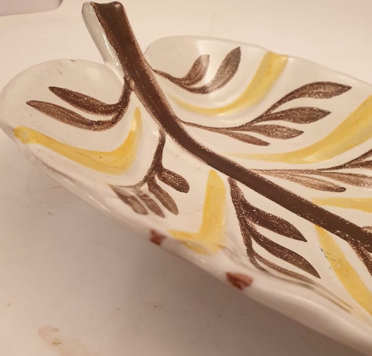 Olof Larsson leaf-shaped dish - 4