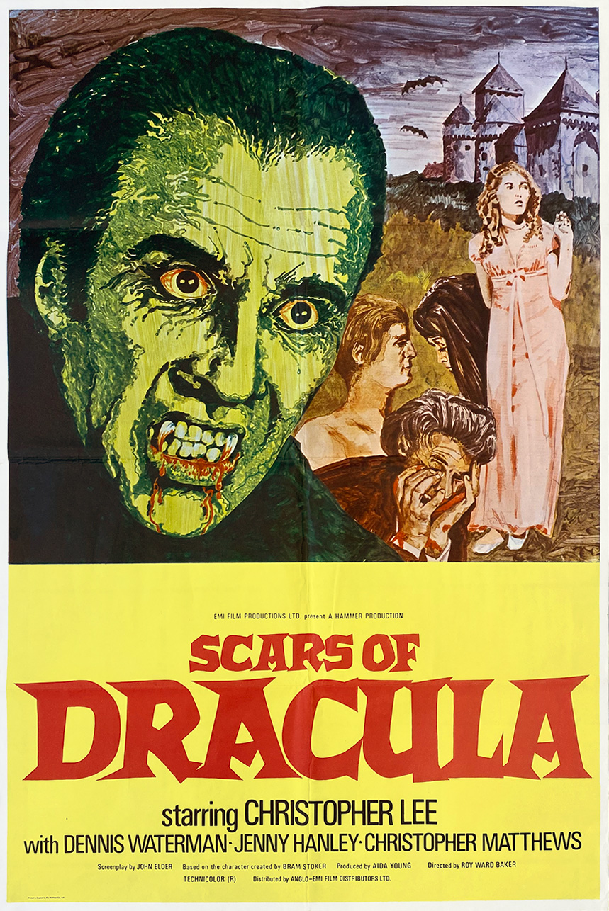 vintageaffischer - SCARS OF DRACULA / DRACULAS MÄRKE