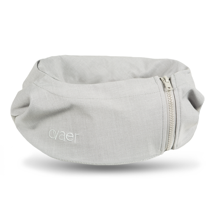 Ovaer Misty Grey Nackkudde med inbyggd huva 1 st