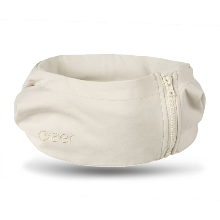 Ovaer Bondi Beige Nackkudde med inbyggd huva 1 st