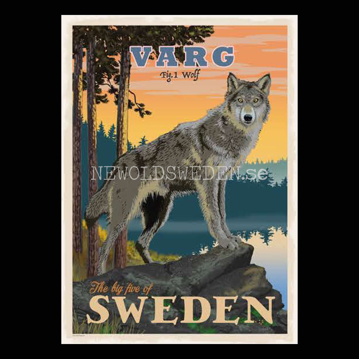 VARG WOLF No: 1 of 5 - A4 - ThomasOdesign - BB07