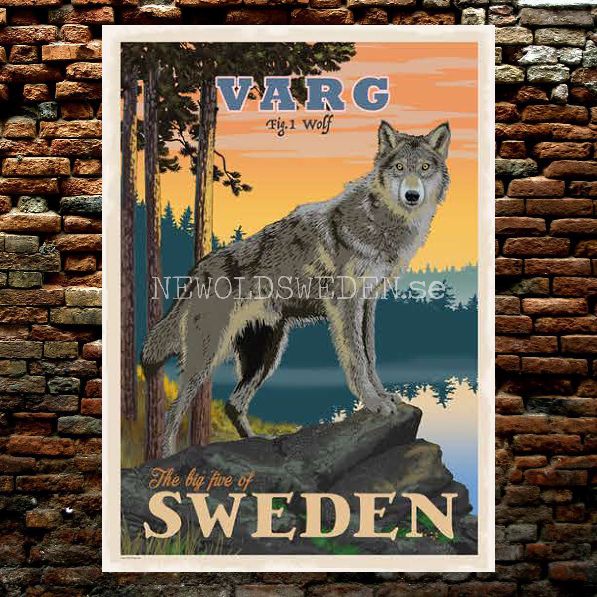 VARG WOLF No: 1 of 5 - A4 - ThomasOdesign - BB07 - 2