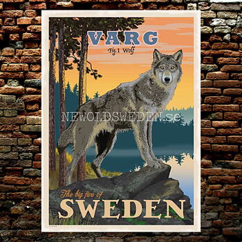 VARG WOLF No: 1 of 5 - A4 - ThomasOdesign - BB07