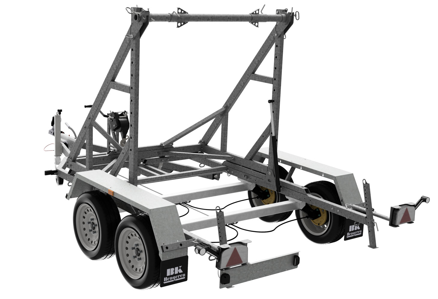 Kabelvagn 460 x 233 cm - tvåaxlad - 2700 kg - BK 2731 - 3