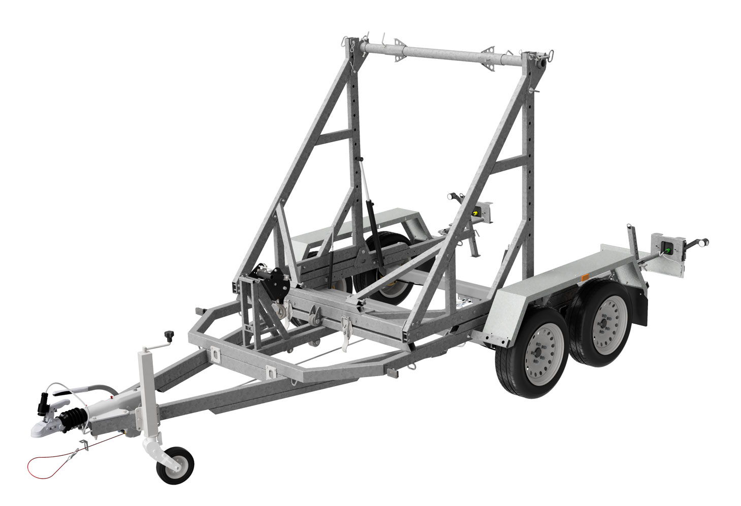 Kabelvagn 460 x 233 cm - tvåaxlad - 2700 kg - BK 2731
