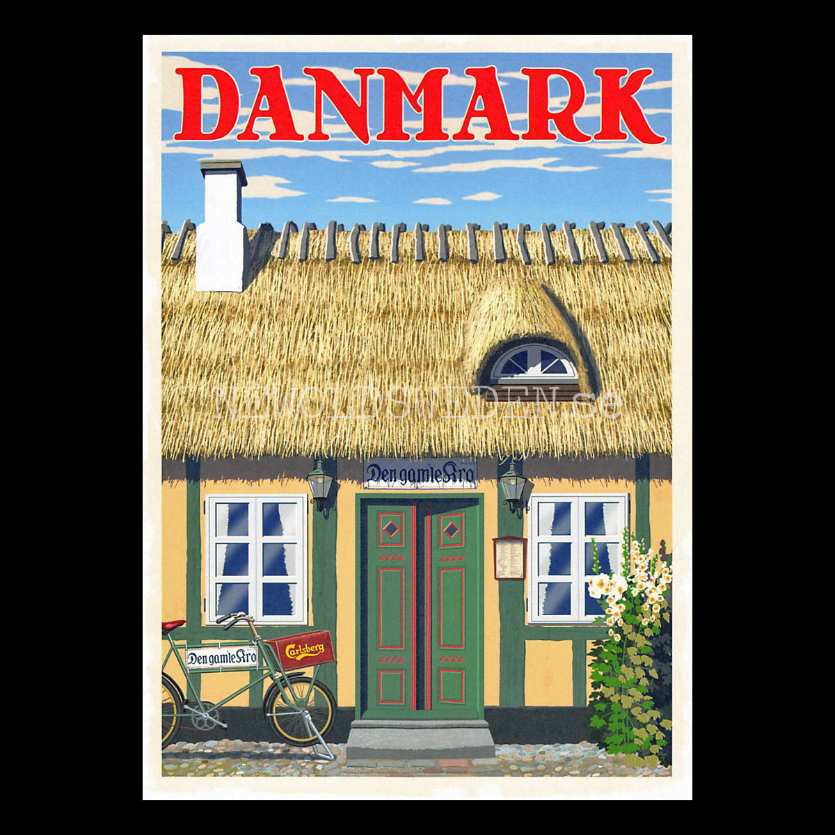 Den gamle Kro DANMARK Carlsberg - Vykort 13 x 18 cm - ThomasO - 554
