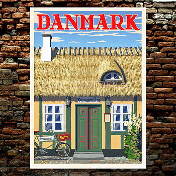 Den gamle Kro DANMARK Carlsberg  Vykort - ThomasOdesign - 554