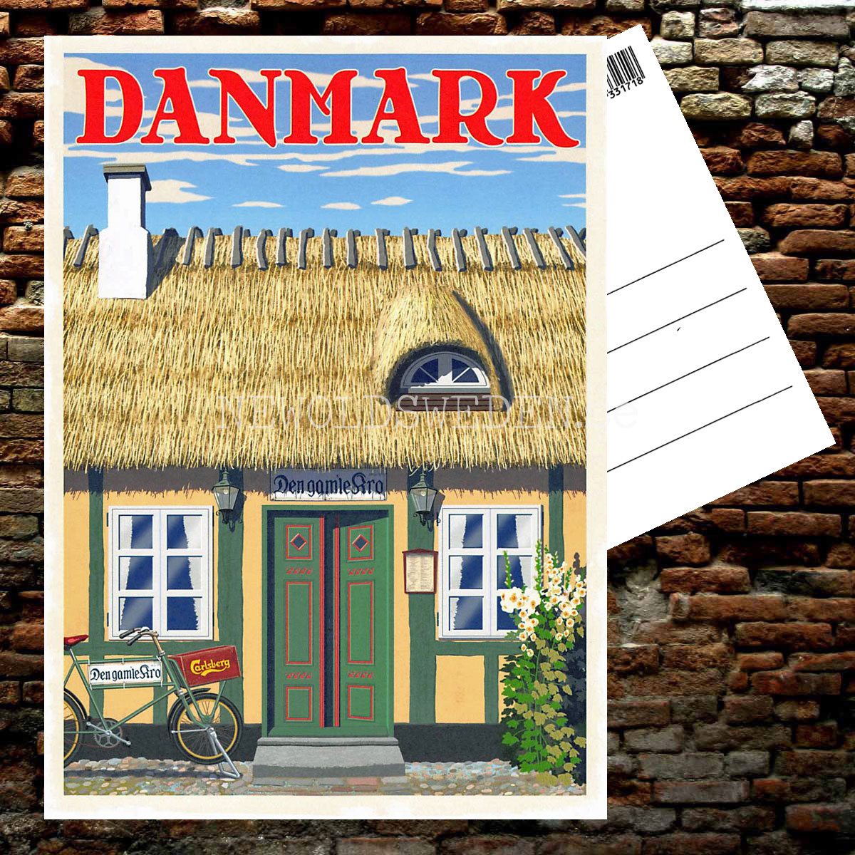 Den gamle Kro DANMARK Carlsberg - Vykort 13 x 18 cm - ThomasO - 554 - 3