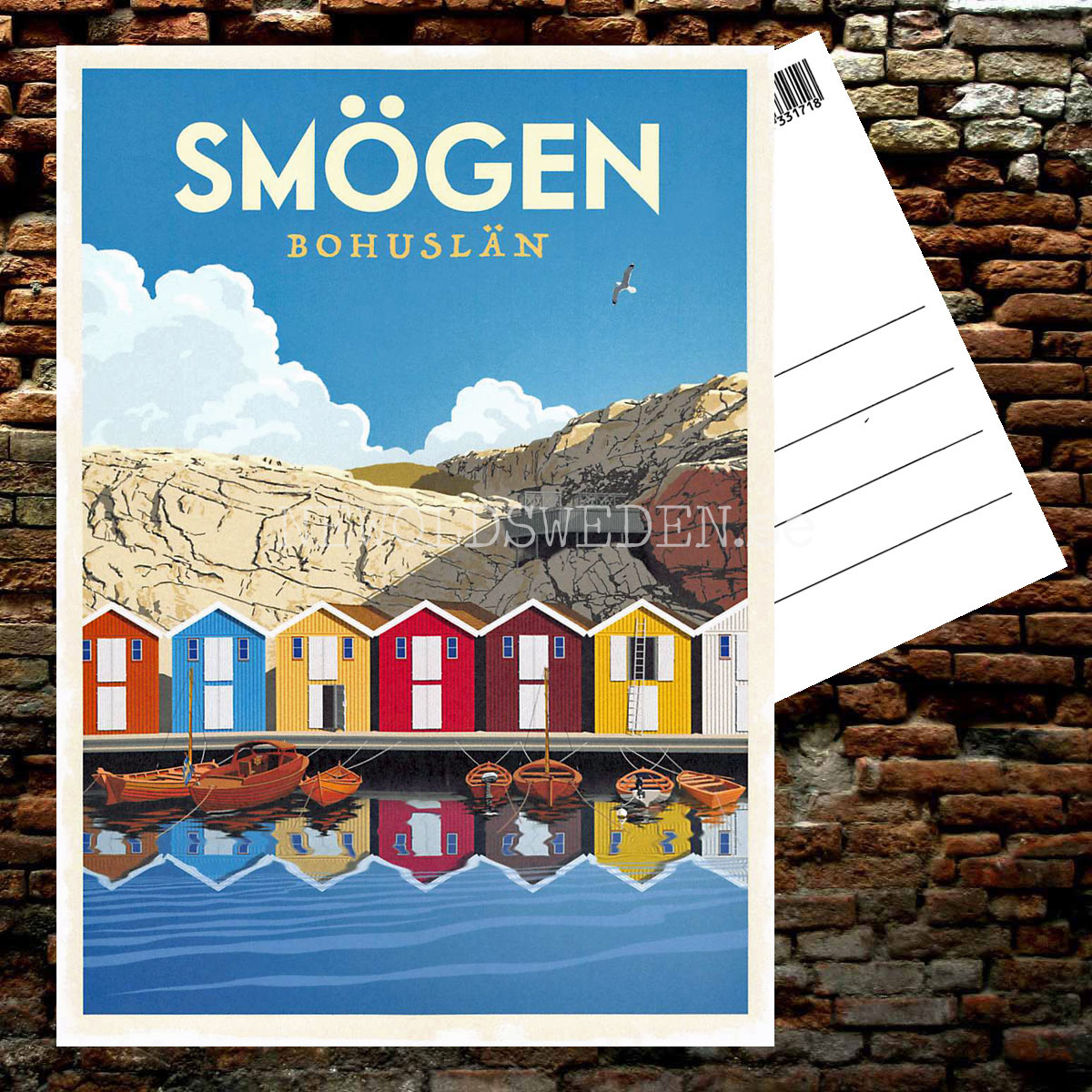 SMÖGEN BOHUSLÄN - Vykort 13 x 18 cm - ThomasO - 554 - 3