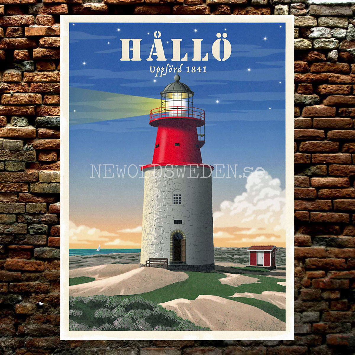 HÅLLÖ FYR 1841 BOHUSLÄN - ThomasOdesign - 554 - 2