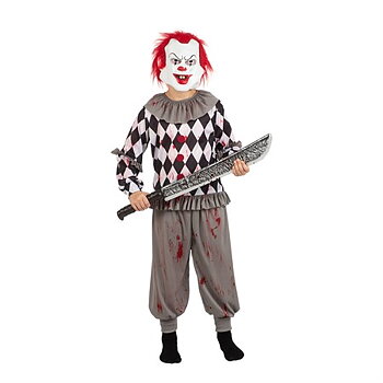 CLOWN DRÄKT LÄSKIG / Barn