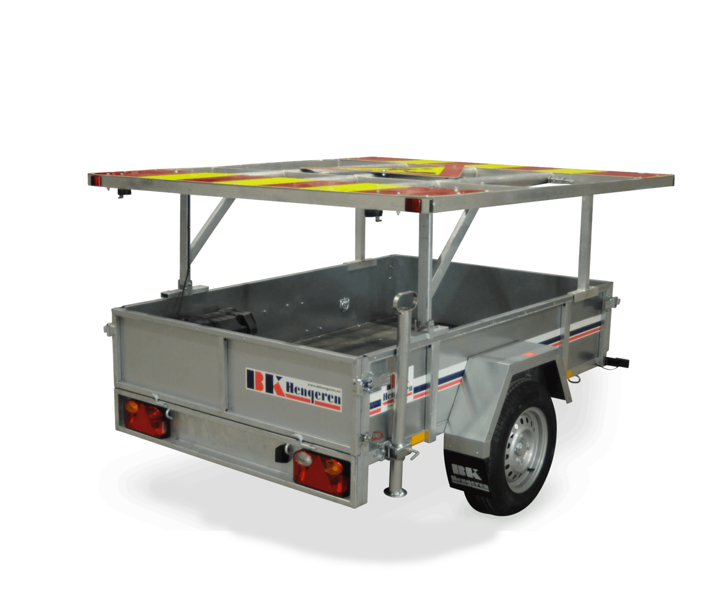 Varselvagn - liten - 200 x 127 cm - enaxlad - 750 kg - BK - 2