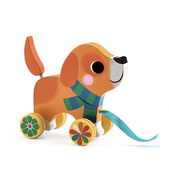 Dragleksak Hund