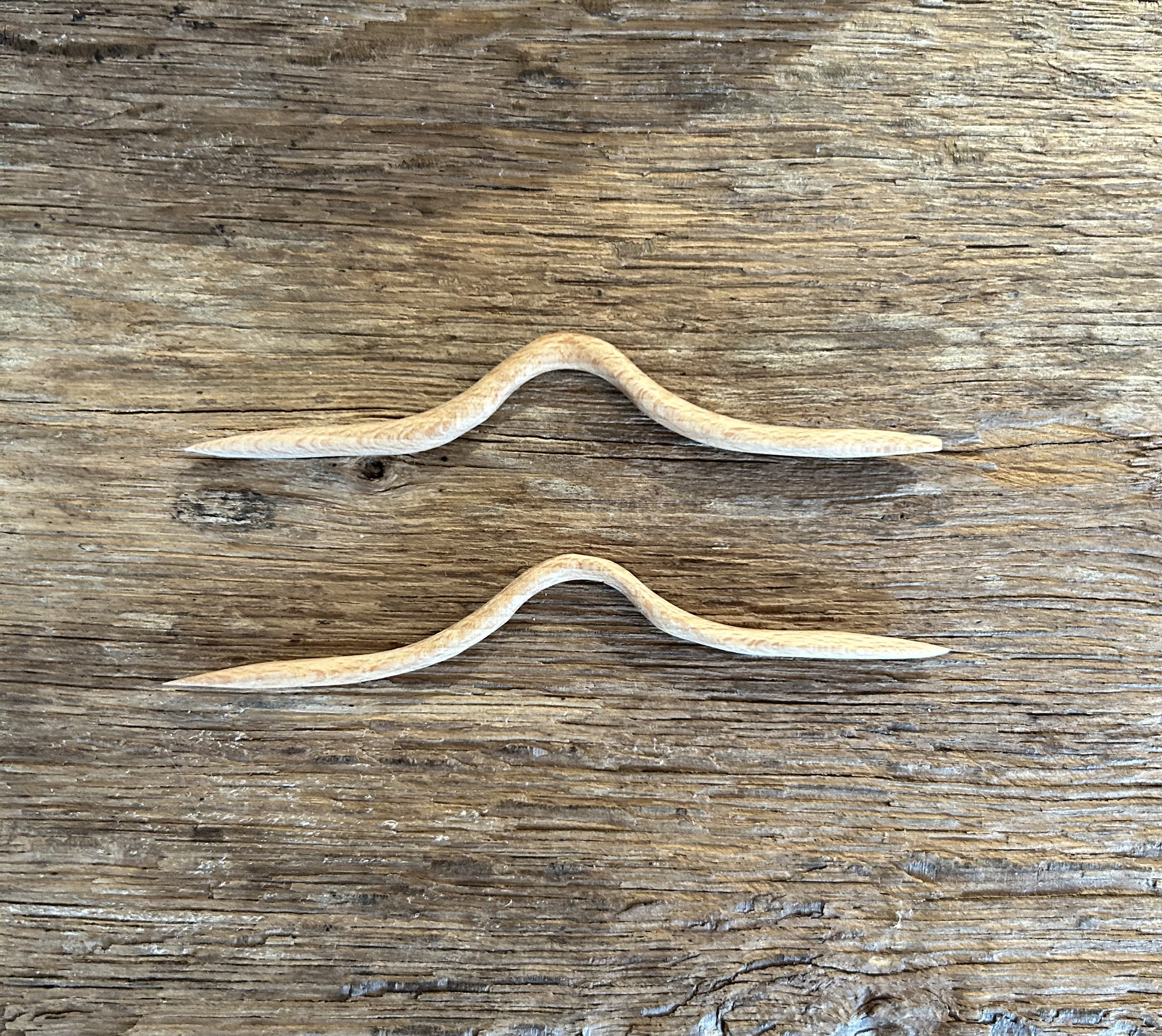 Wooden braiding stick