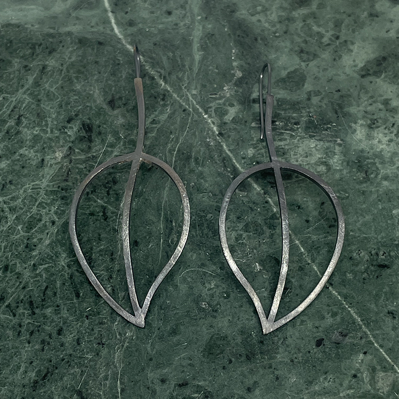 Silver earrings - 2