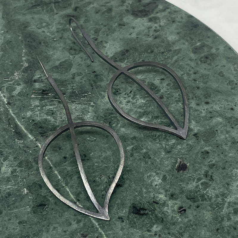 Silver earrings - 2